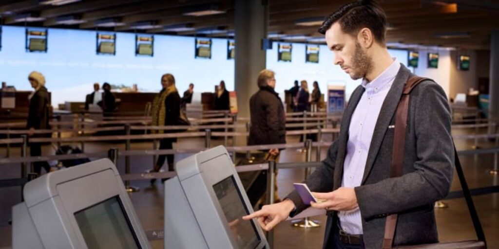 Play Airlines Check-in Zone at Boston Airport 